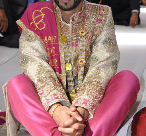 Custom made sherwani for a groom from London Southall